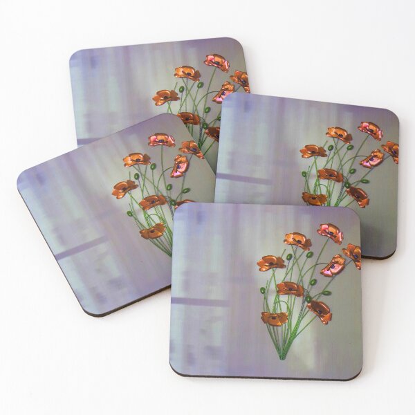 Item preview, Wall flower with textured colour background designed and sold by Robert Gipson.