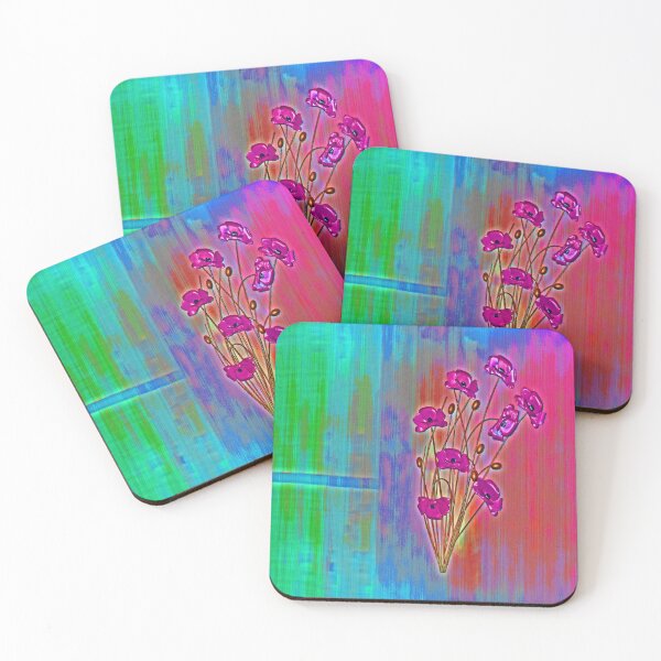 Item preview, Wall flower with textured colour enhanced  designed and sold by Robert Gipson.