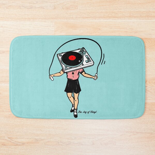 Item preview, The Joy of Vinyl LP Record Skipping Funny Music Cartoon designed and sold by WibbleDesign.