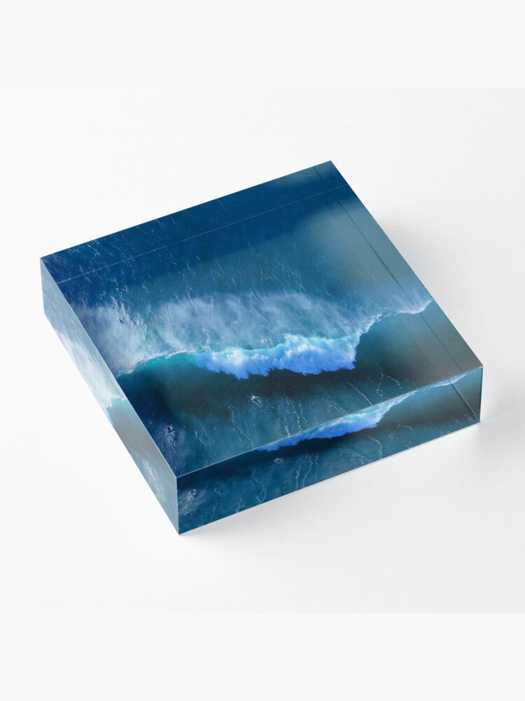 Alternate view of Surfing in Paradise Acrylic Block