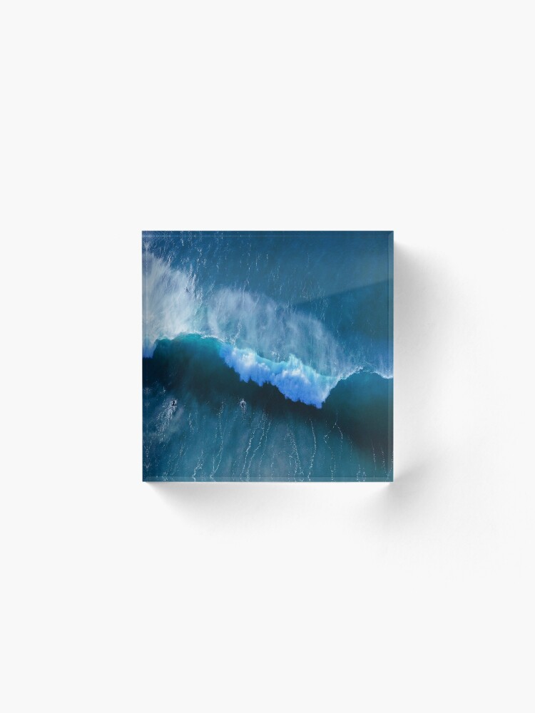 Alternate view of Surfing in Paradise Acrylic Block