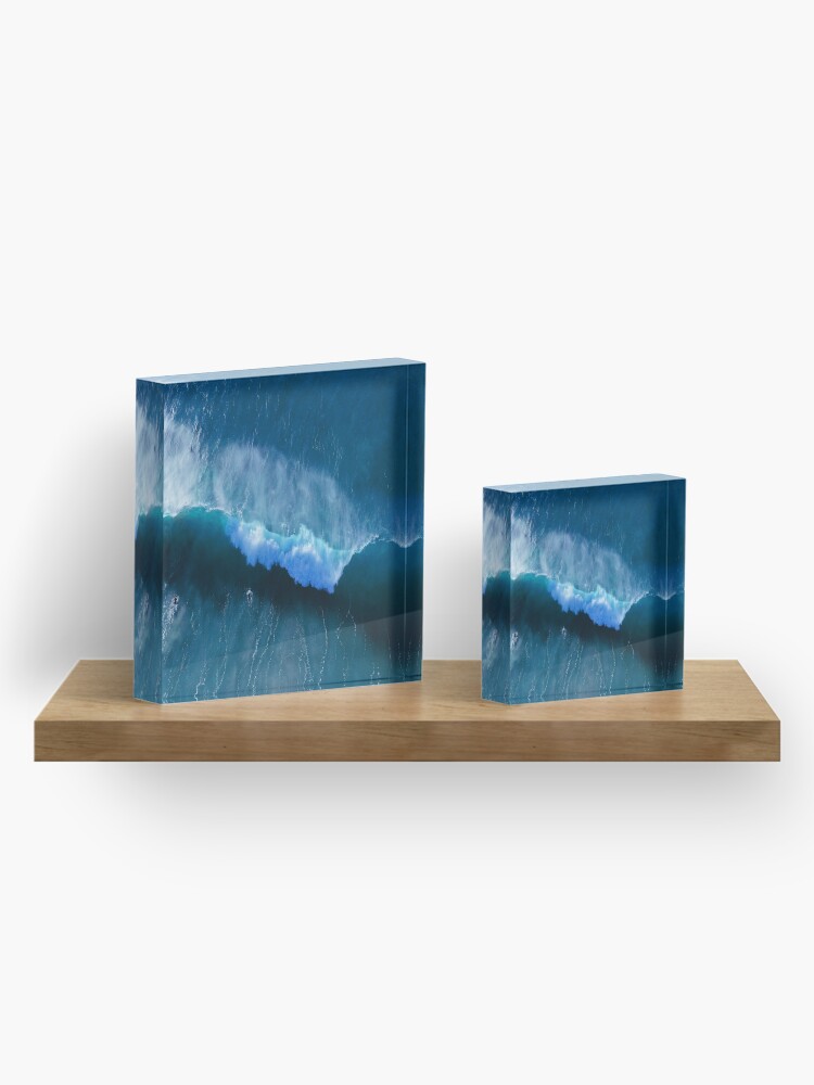 Alternate view of Surfing in Paradise Acrylic Block
