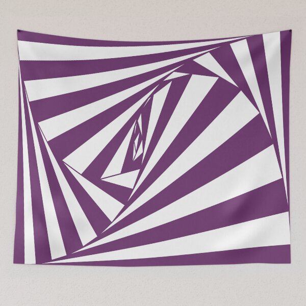 Aperçu de l'œuvre Illusion Tunnel Tournant Violet créée et vendue par LarcherNoel.