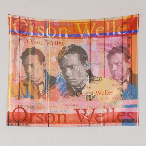 Item preview, beautiful Orson Welles portrait, filmmaker and actor, officially licensed fan art designed and sold by Mauswohn.