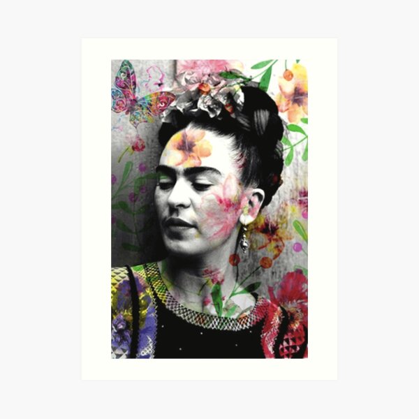 Frida Khalo T-Shirt Künstlerin Kunstdruck