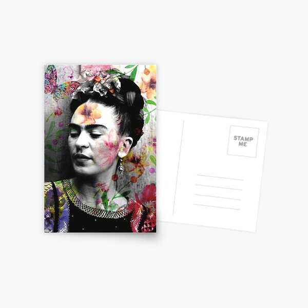 Frida Khalo T-Shirt Künstlerin Postkarte
