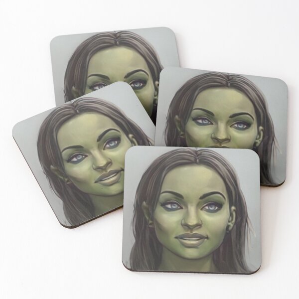Item preview, Mazoga Green Skin Portrait designed and sold by marjard.
