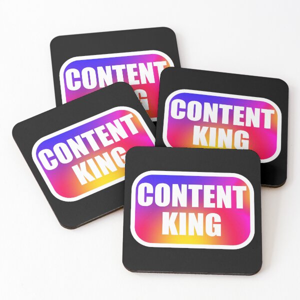 Item preview, Content King Influence Social Media Marketing designed and sold by getgr4phicz.