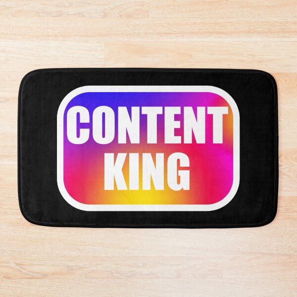 Item preview, Content King Influence Social Media Marketing designed and sold by getgr4phicz.