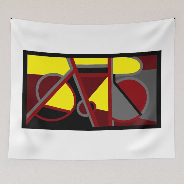 Item preview, Road Bicycle Cubism Art designed and sold by RabeDesigns.