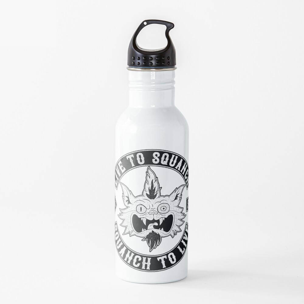 Squanch Club, one color Water Bottle