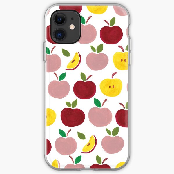 Apples Gouache Illustration iPhone Soft Case