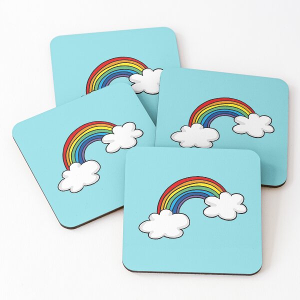 Item preview, Colorful rainbow in white clouds designed and sold by CuteCartoon.