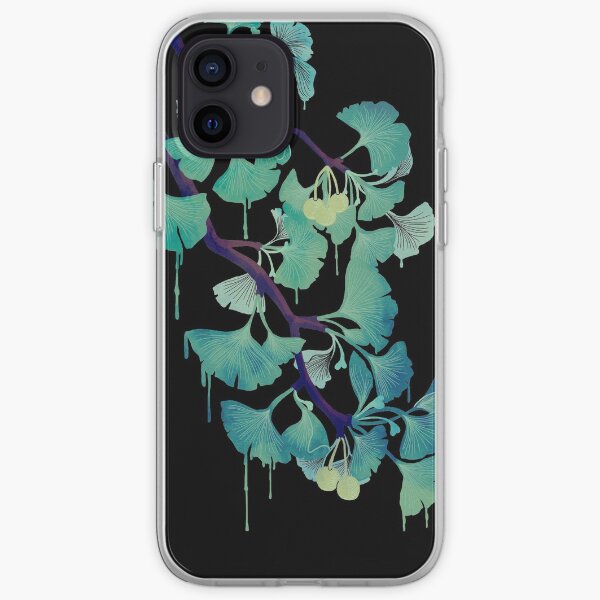 O Ginkgo (on Black) iPhone Soft Case