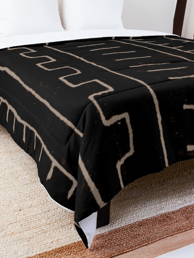 Alternate view of simple african mud cloth Comforter