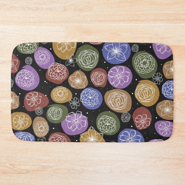 Item preview, Flowers & blobs pattern designed and sold by marinarrua.