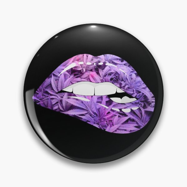 Item preview, Biting purple lips designed and sold by Saphirtattoos.