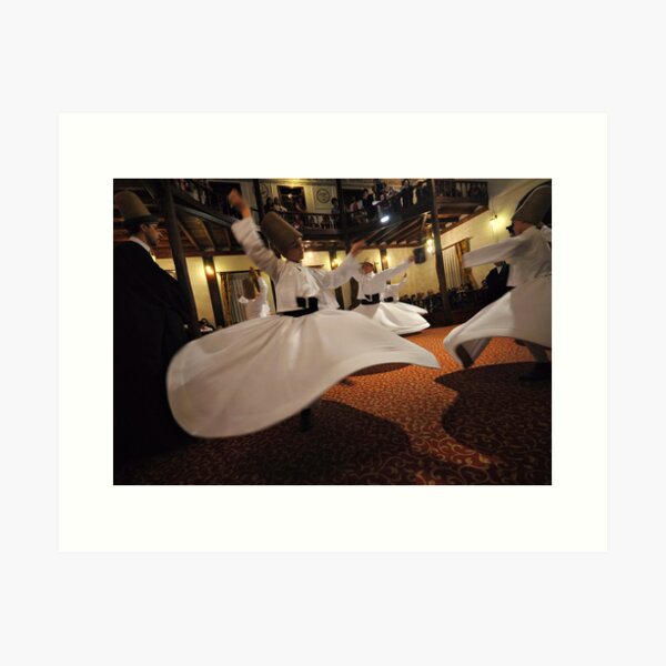Whirling Dervishes Art Print