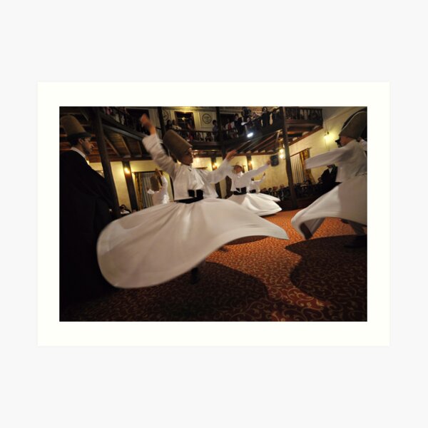 Whirling Dervishes Art Print