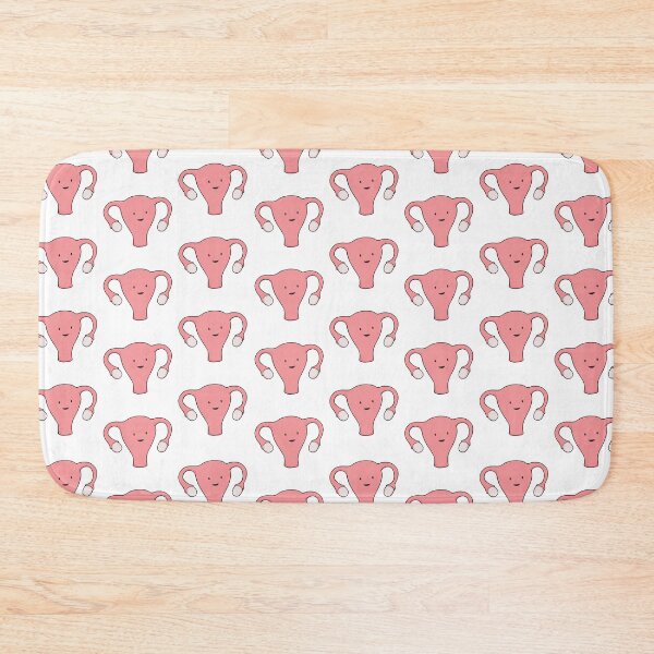 Item preview, Patterned Happy Uterus in White designed and sold by Joan and Rose.