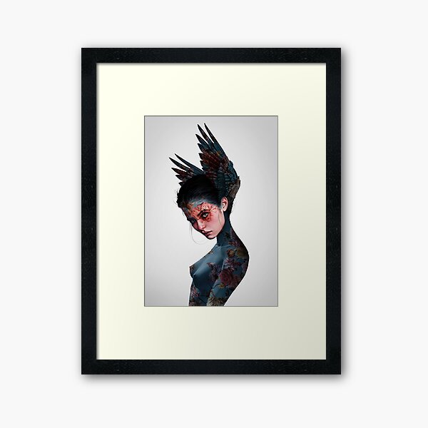 Hybrid Creature Gerahmter Kunstdruck