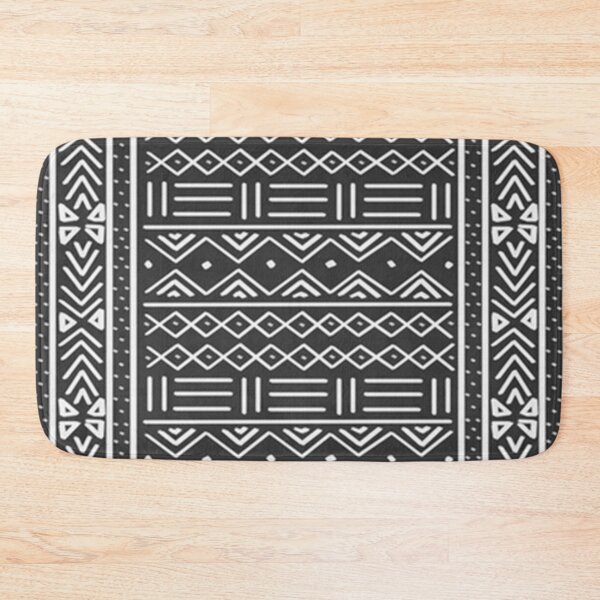 Item preview, charcoal african mud cloth designed and sold by hellcom.