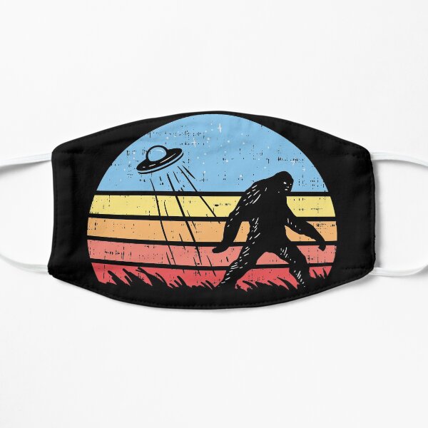 Yeti Alien Bigfoot Sasquatch Ufo Flat Mask