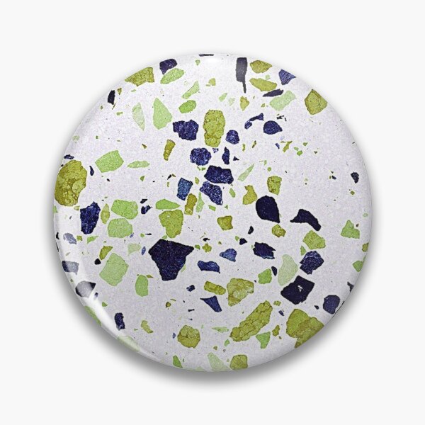 Item preview, bright terrazzo, yellowish and dark blue designed and sold by hellcom.