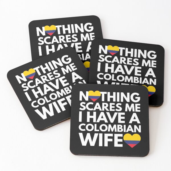 Item preview, Nothing Scares Me, I Have Colombian Wife designed and sold by HelloFromAja.