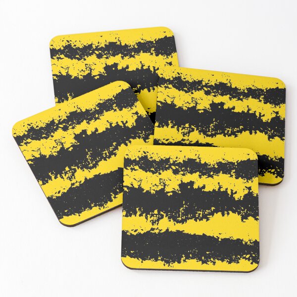 Item preview, Grunge attention background yellow and black stripes for notice backdrop. designed and sold by lantica.