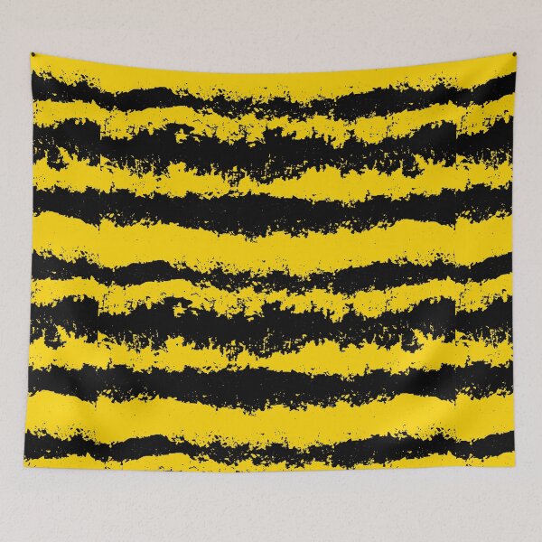Item preview, Grunge attention background yellow and black stripes for notice backdrop. designed and sold by lantica.