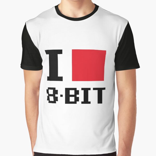 Vista previa del artículo con la obra «Me encanta el 8-bit», diseñado y vendido por Serif-Design.