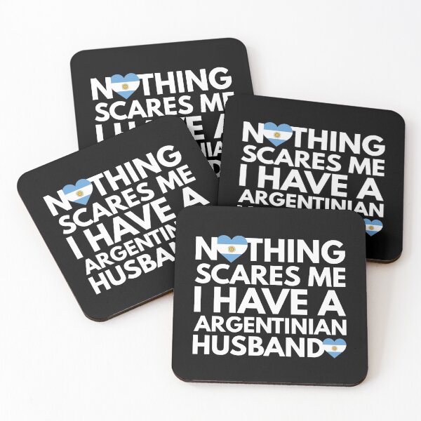 Item preview, Nothing Scares Me, I Have Argentinian Husband designed and sold by HelloFromAja.