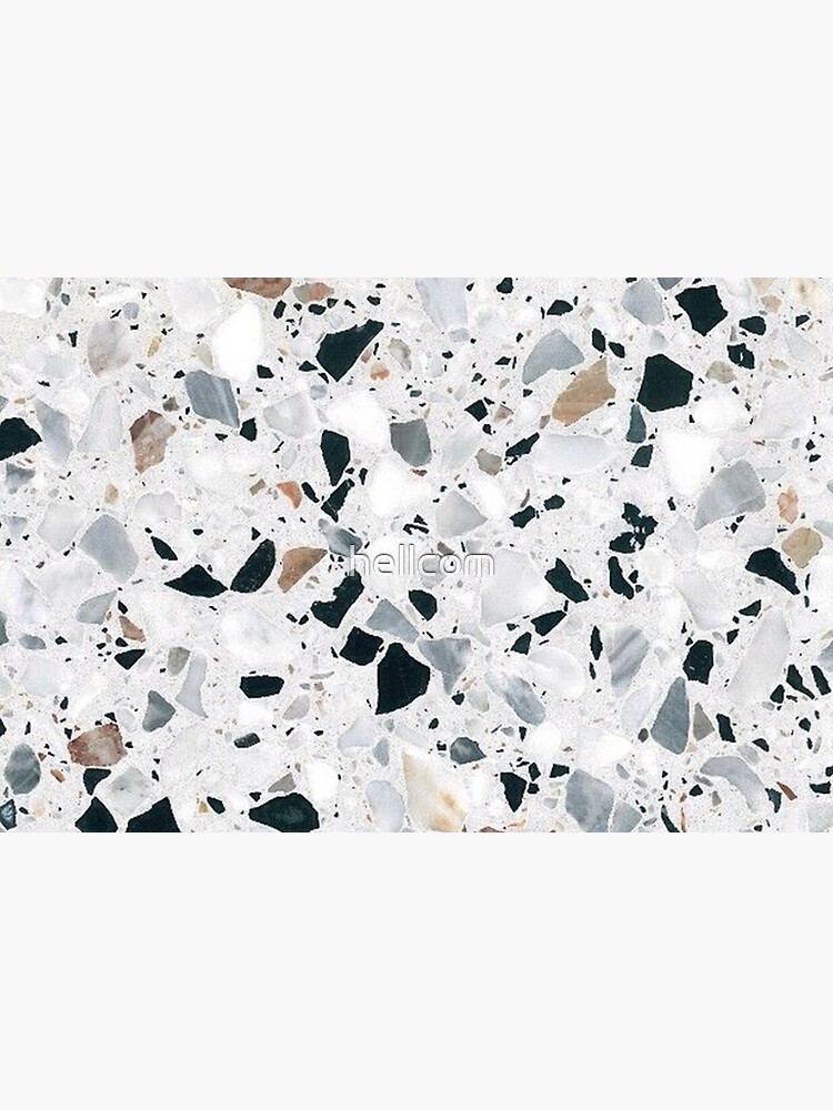 Terrazzo black, white, grey and bronze by hellcom