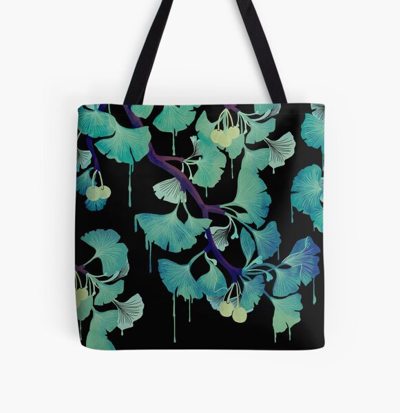 Item preview, O Ginkgo (on Black) designed and sold by littleclyde.