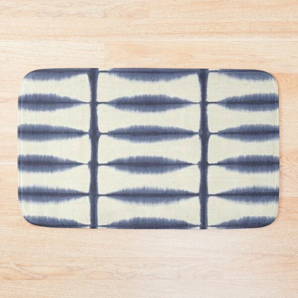 Item preview, shibori indigo geometry designed and sold by hellcom.