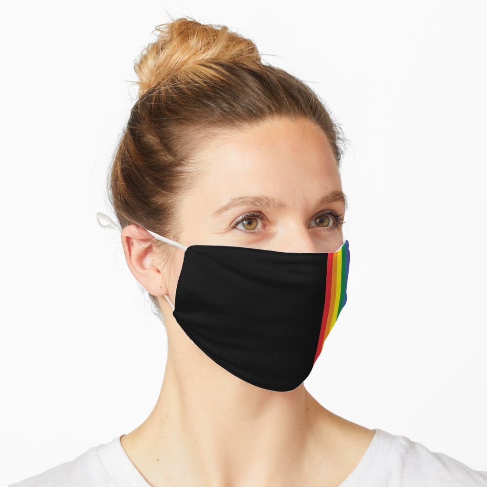 Rainbow Pride LGBT Strip  Mask