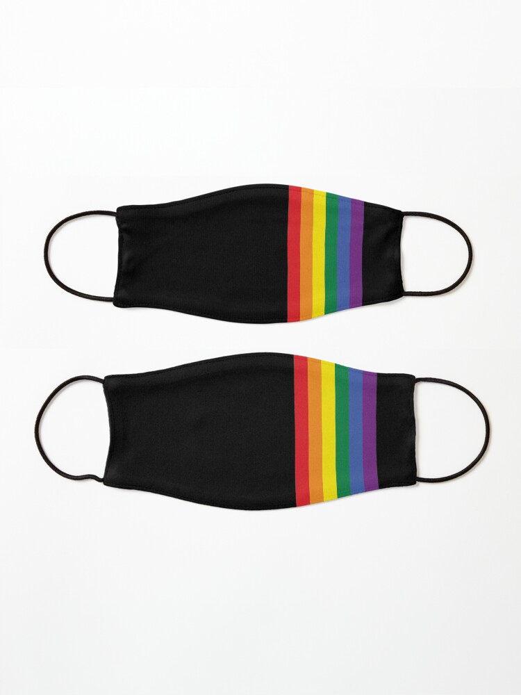 Alternate view of Rainbow Pride LGBT Strip Mask
