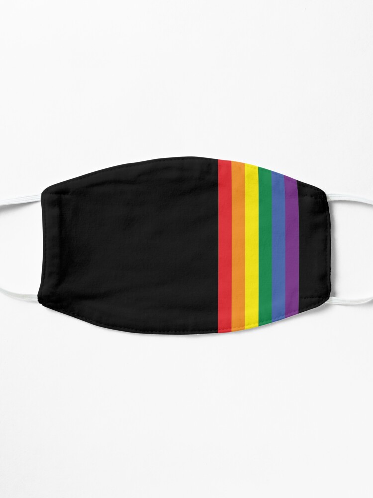 Alternate view of Rainbow Pride LGBT Strip  Mask
