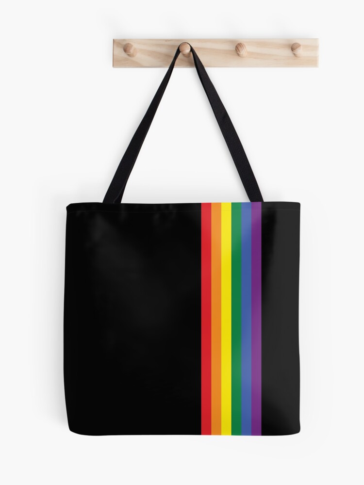 Retro PRIDE month rainbow design - LGBTQ theme Tote Bag