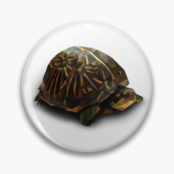 Item preview, Geometric Tortoise – Low Poly Wildlife Art designed and sold by OrangePoly.
