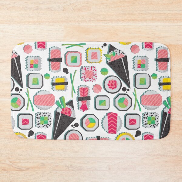 Item preview, Paper cut geo sushi // white background designed and sold by SelmaCardoso.