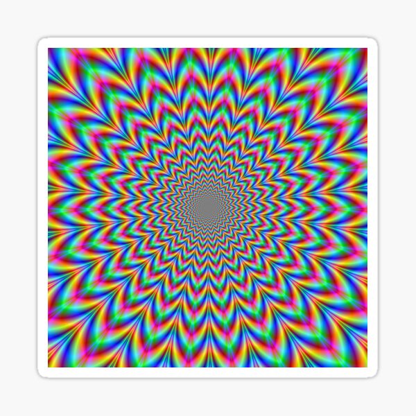 Eye Boggling Rosette Sticker