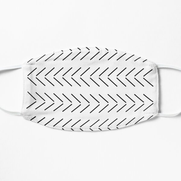 African mud cloth arrows Mask