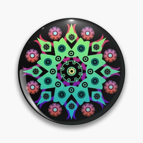 Item preview, Rainbow Mandala In Geometric Patterns   designed and sold by Oirabot.
