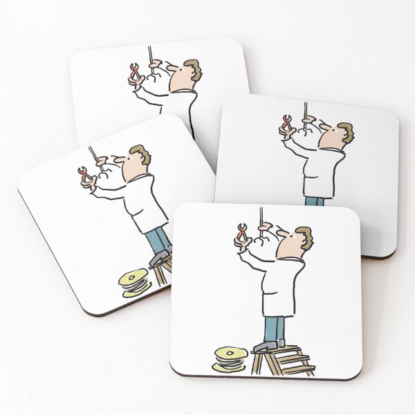 Item preview, Electrician working on a Light Fitting designed and sold by NigelSutherland.