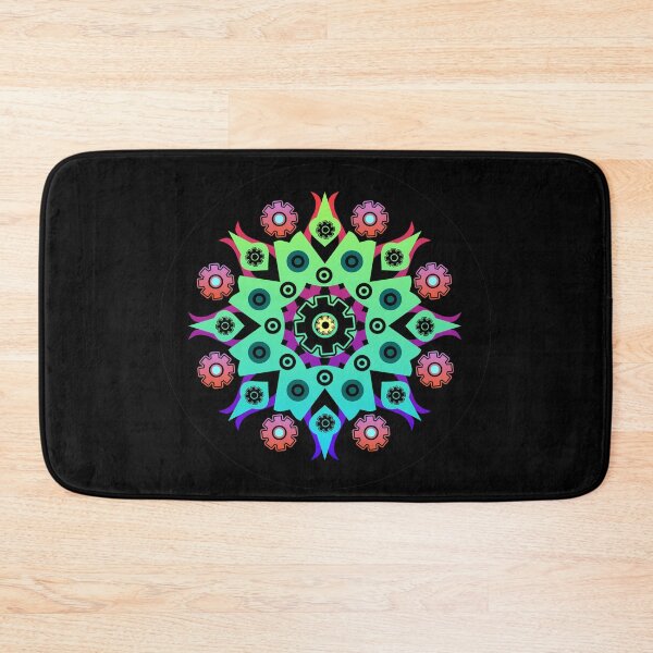 Item preview, Rainbow Mandala In Geometric Patterns   designed and sold by Oirabot.