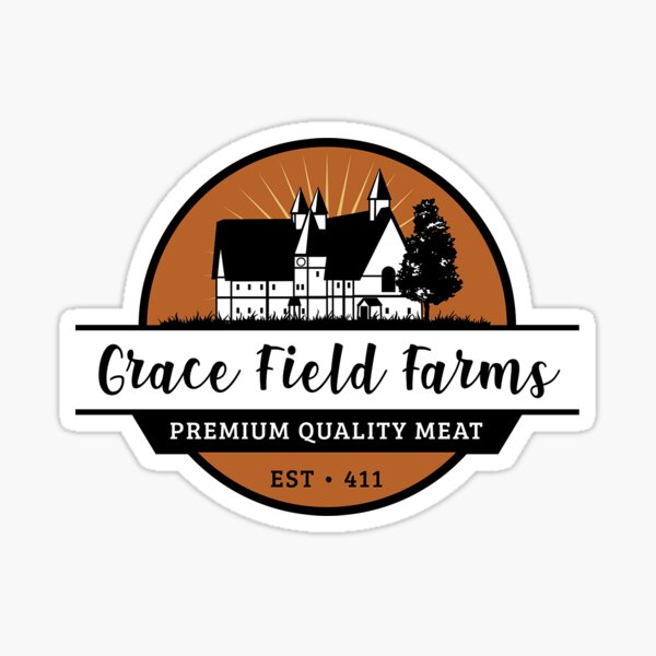 Carnes de primera calidad Grace Field - TPN Pegatina