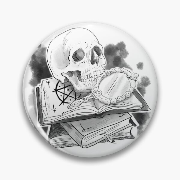 Item preview, Skull & WitchBook designed and sold by cthulhuink.