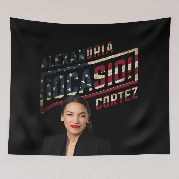 Item preview, Alexandria Ocasio-Cortez designed and sold by ValentinaHramov.